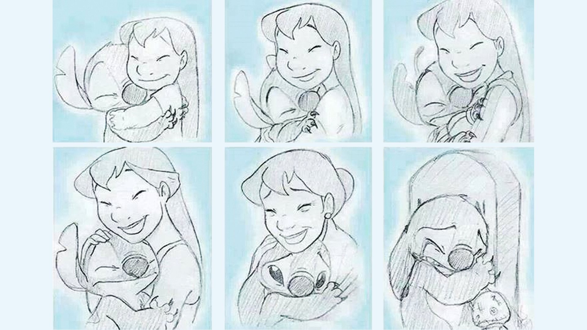 Ohana Stitch Drawing Wallpapers