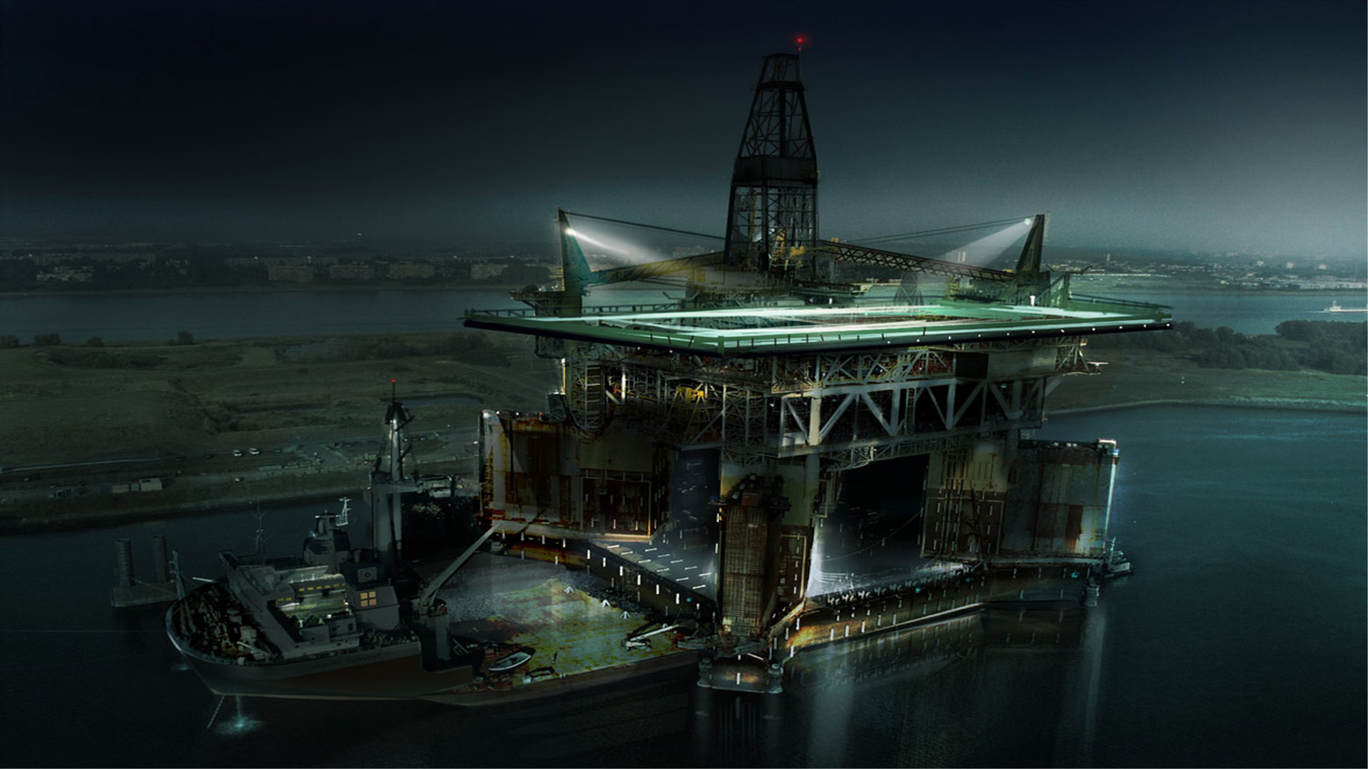 Oil Platform Wallpapers