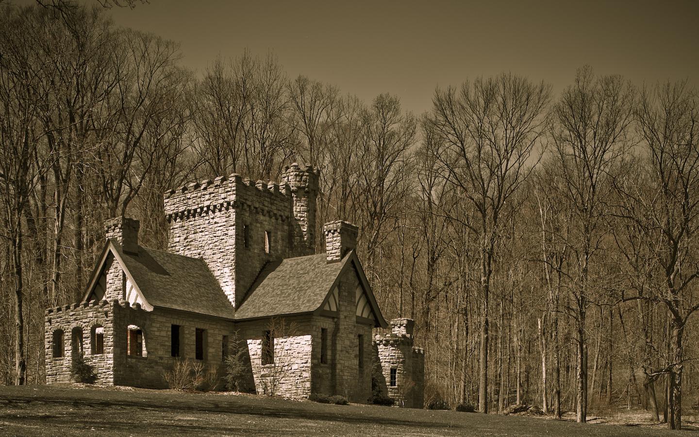 Old House In Forest Wallpapers