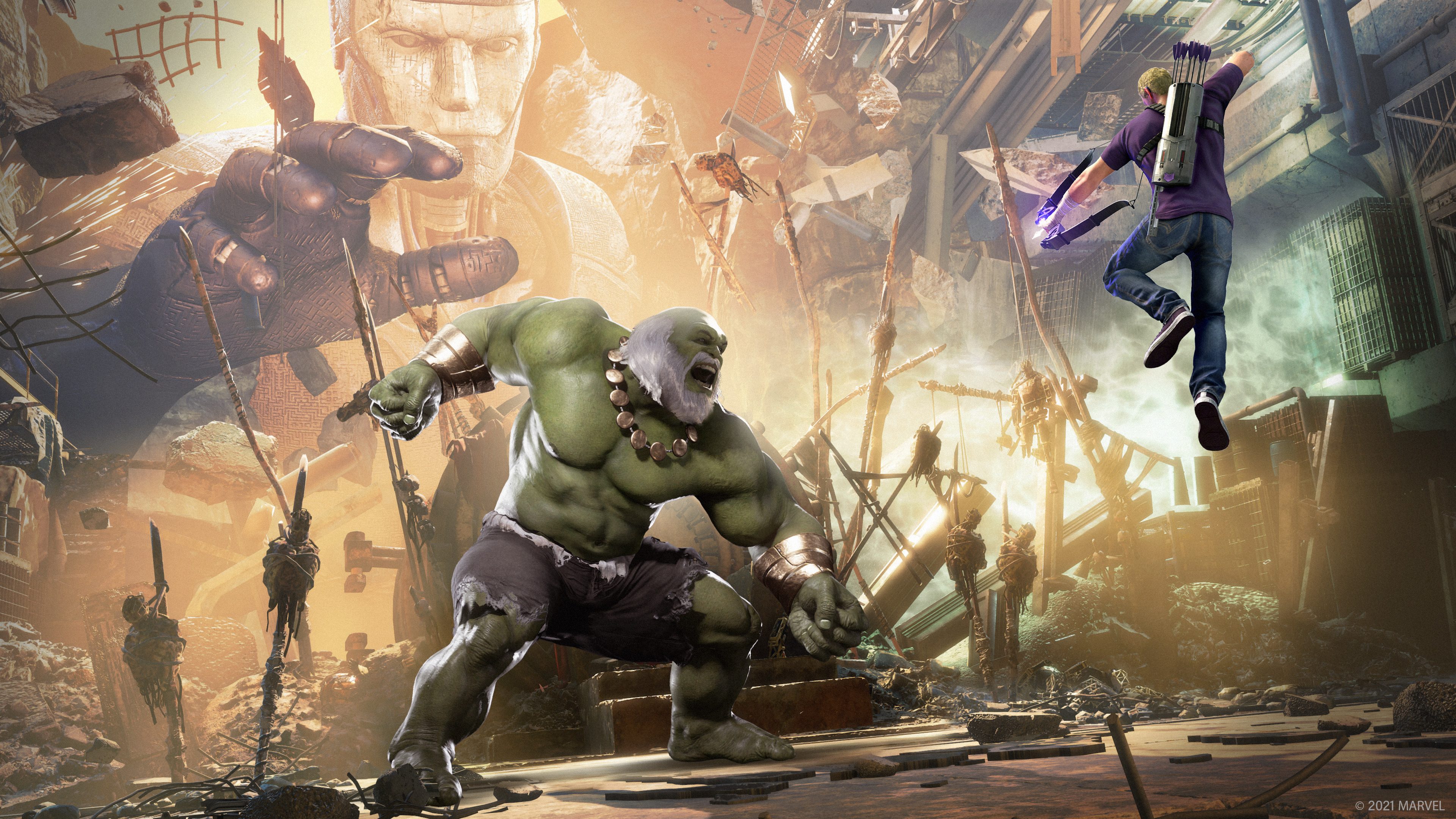 Old Hulk in Marvel's Avengers Game Wallpapers