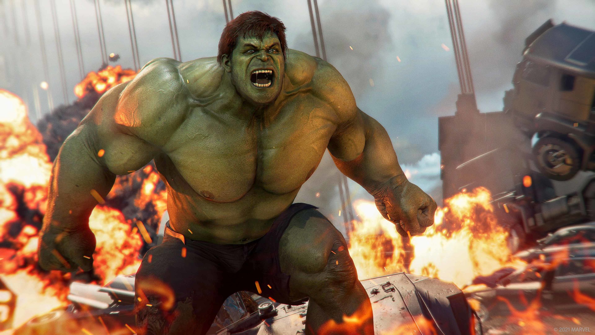 Old Hulk in Marvel's Avengers Game Wallpapers