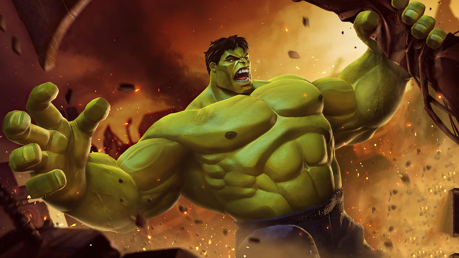 Old Hulk in Marvel's Avengers Game Wallpapers