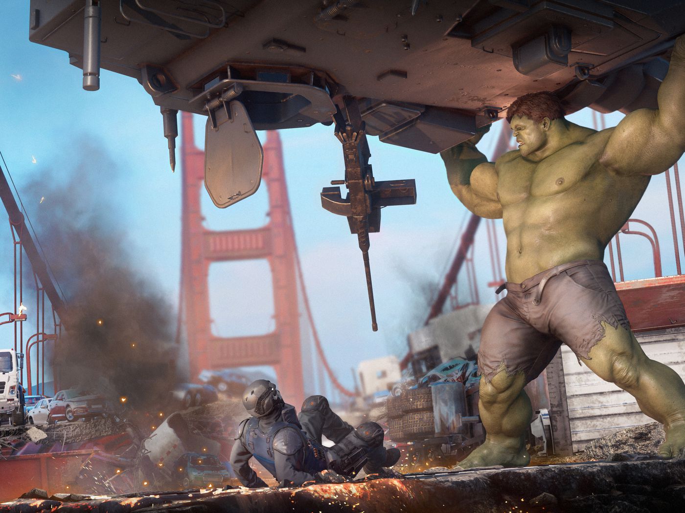 Old Hulk in Marvel's Avengers Game Wallpapers