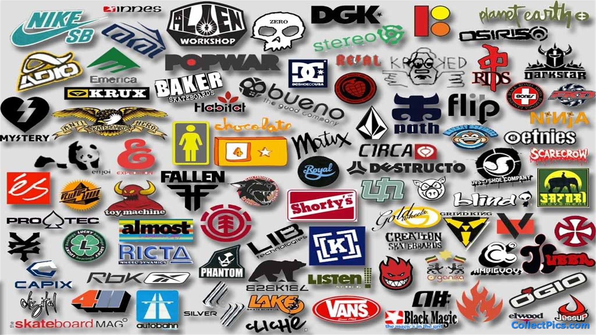 Old School Skateboard Logos Wallpapers