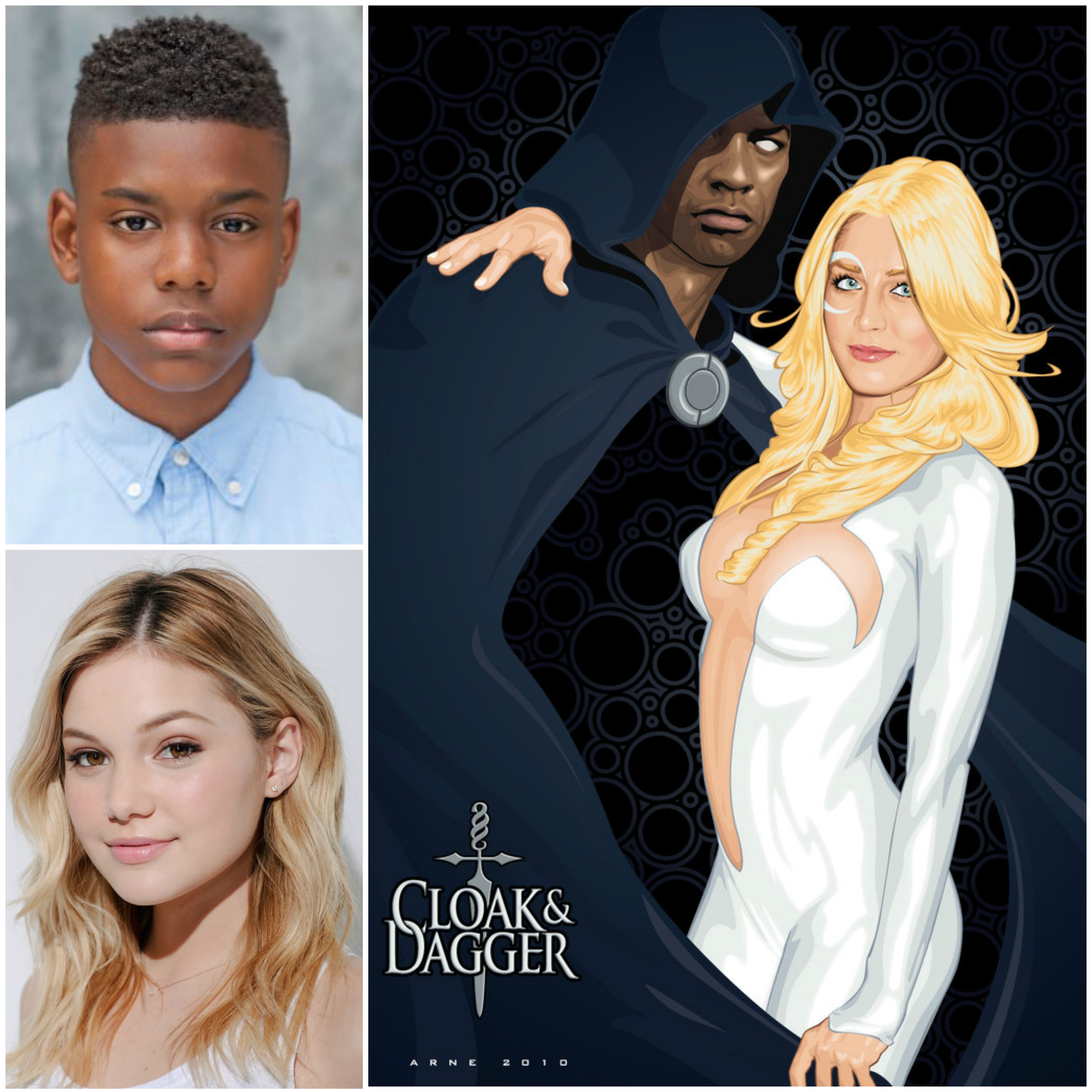 Olivia Holt &Amp; Joseph Aubrey From Cloak &Amp; Dagger Wallpapers