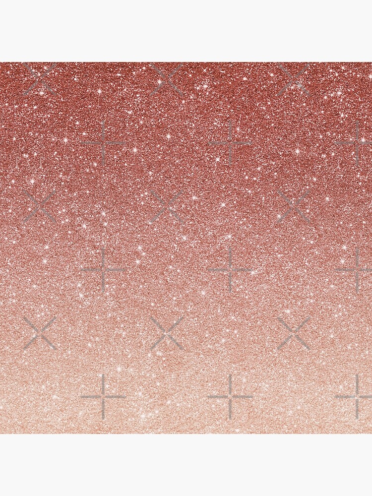 Ombre Rose Gold Glitter Background