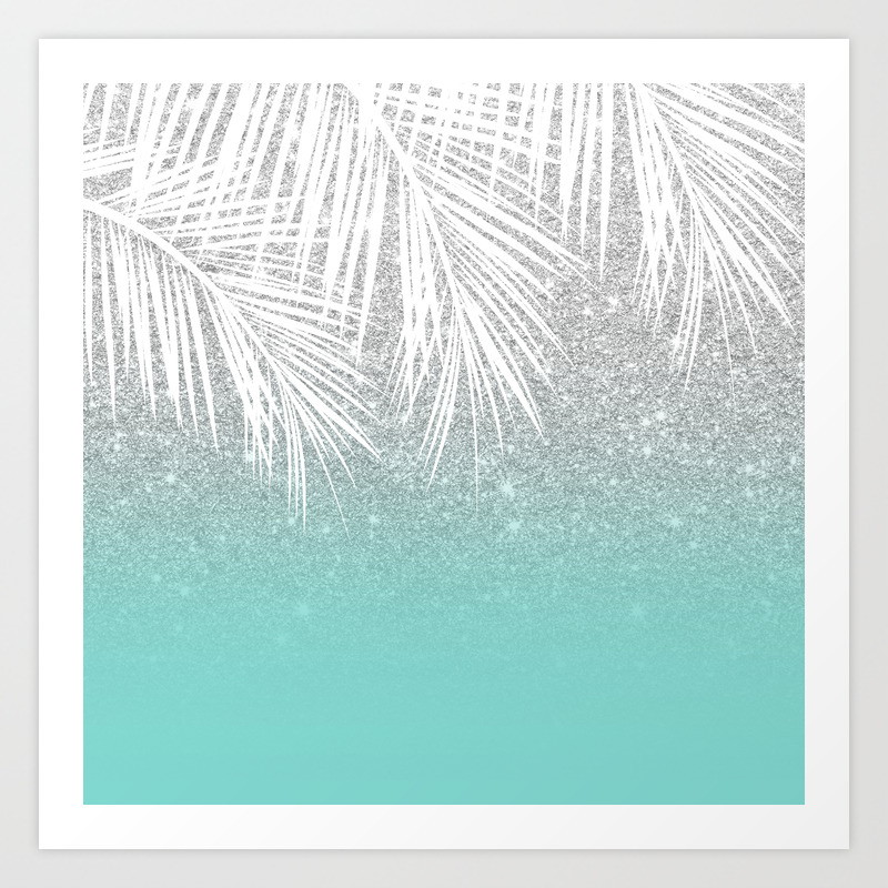Ombre Turquoise Background