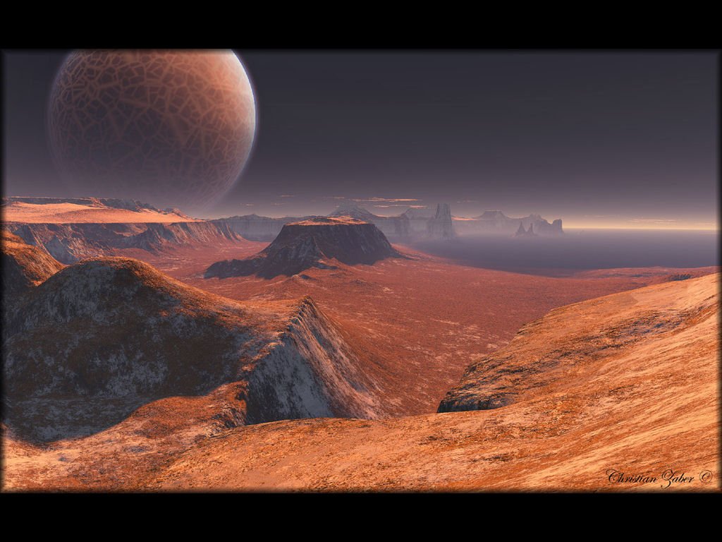 On Mars Landscape Wallpapers