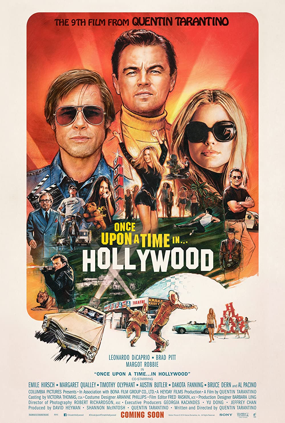 Once Upon A Time In Hollywood Movie Poster Wallpapers