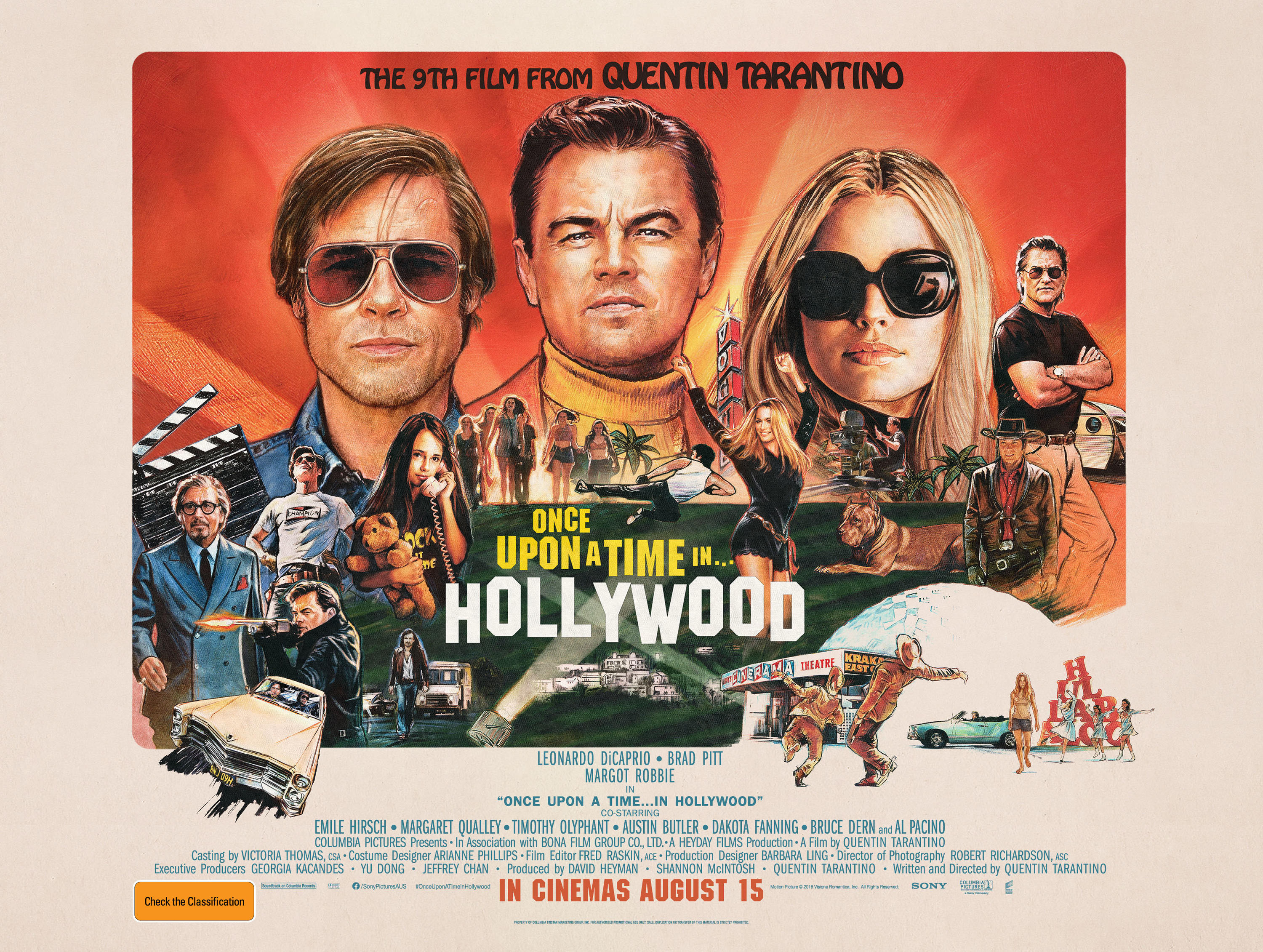 Once Upon A Time In Hollywood Movie Poster Wallpapers