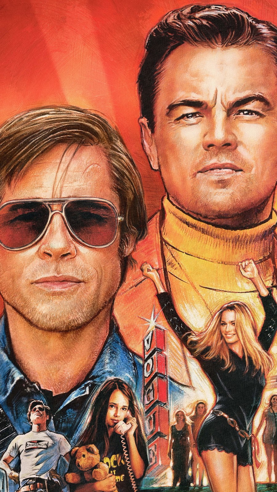 Once Upon A Time In Hollywood Movie Poster Wallpapers