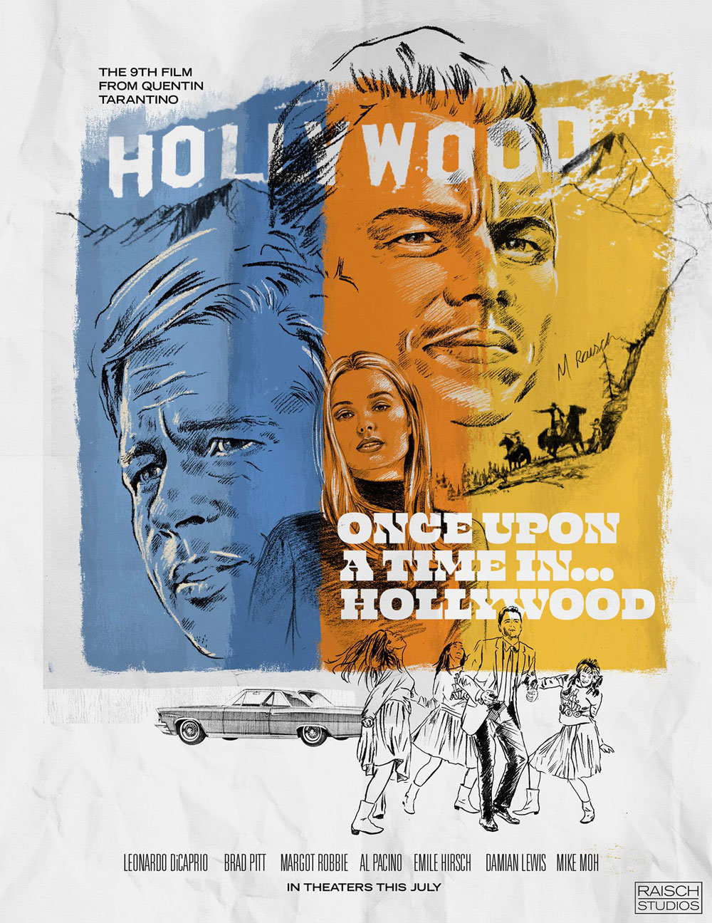 Once Upon A Time In Hollywood Movie Poster Wallpapers