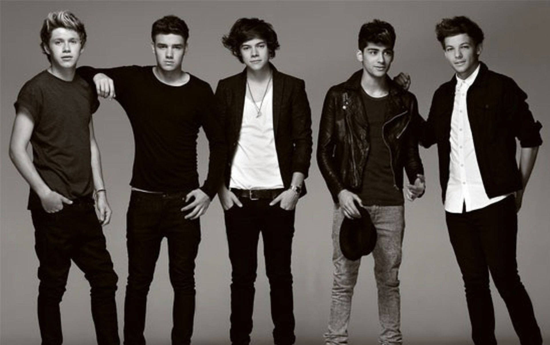 One Direction Black And White Wallpapers