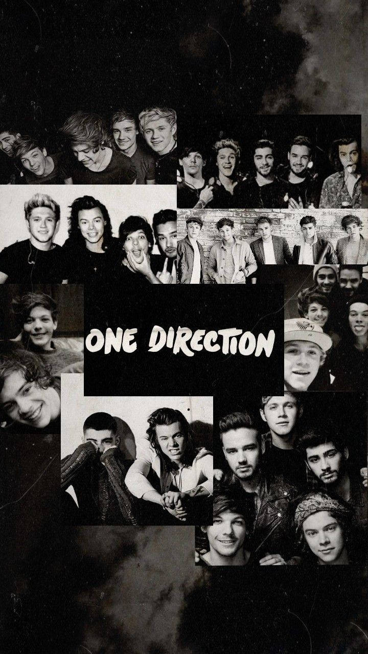 One Direction Black And White Wallpapers