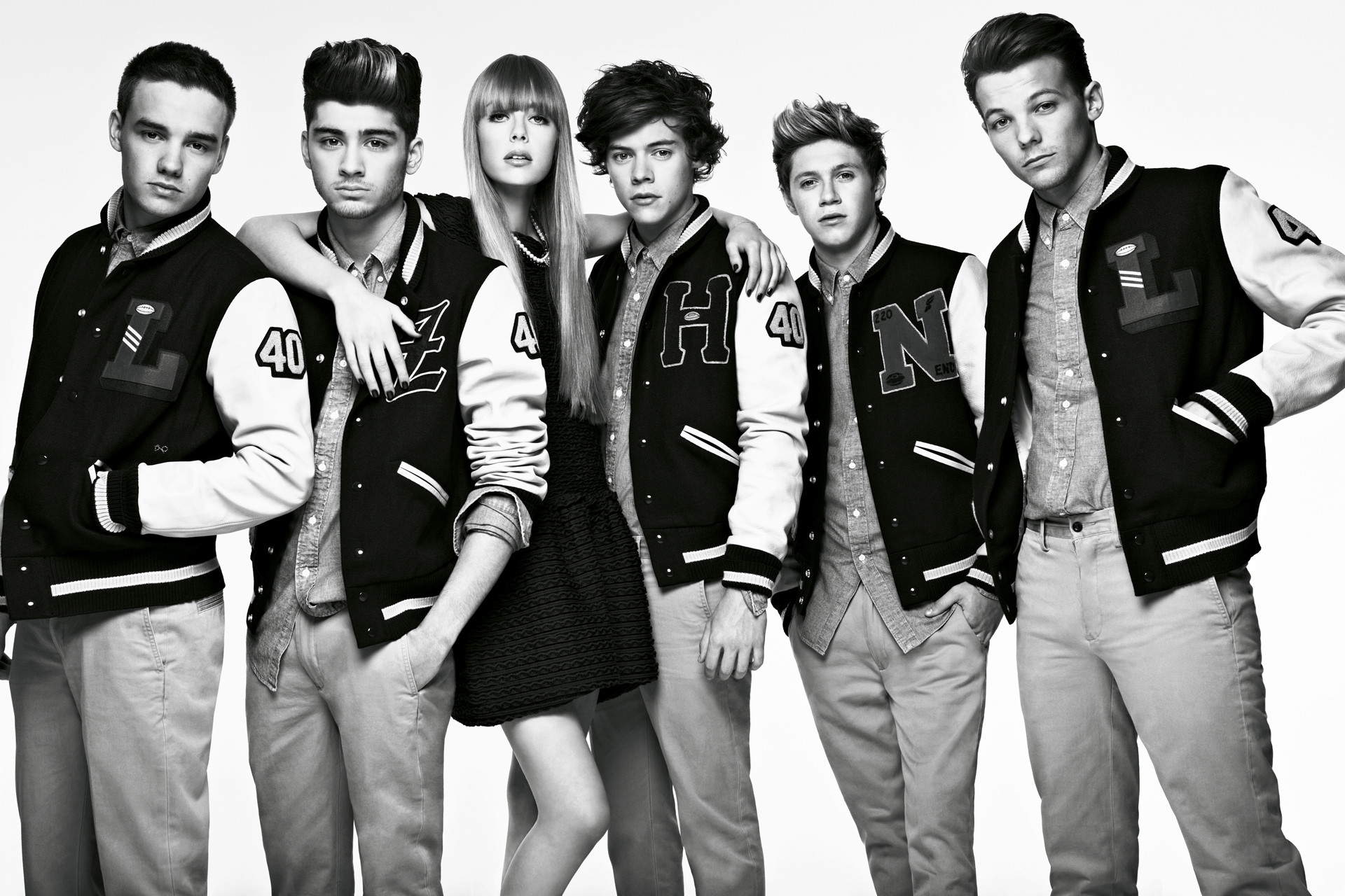 One Direction Black And White Wallpapers