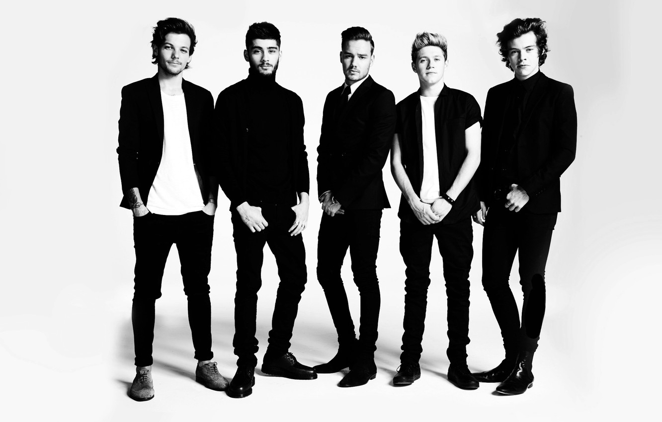 One Direction Black And White Wallpapers