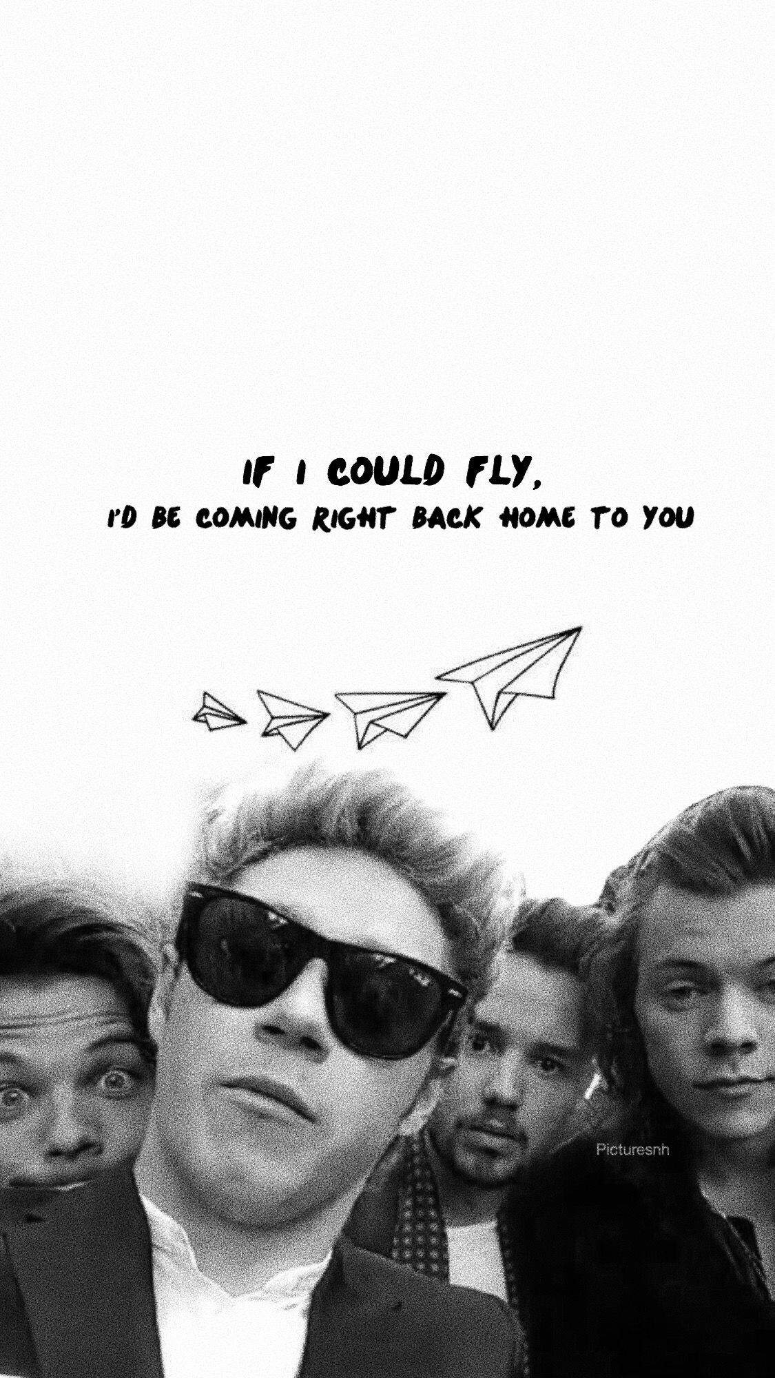 One Direction Black And White Wallpapers