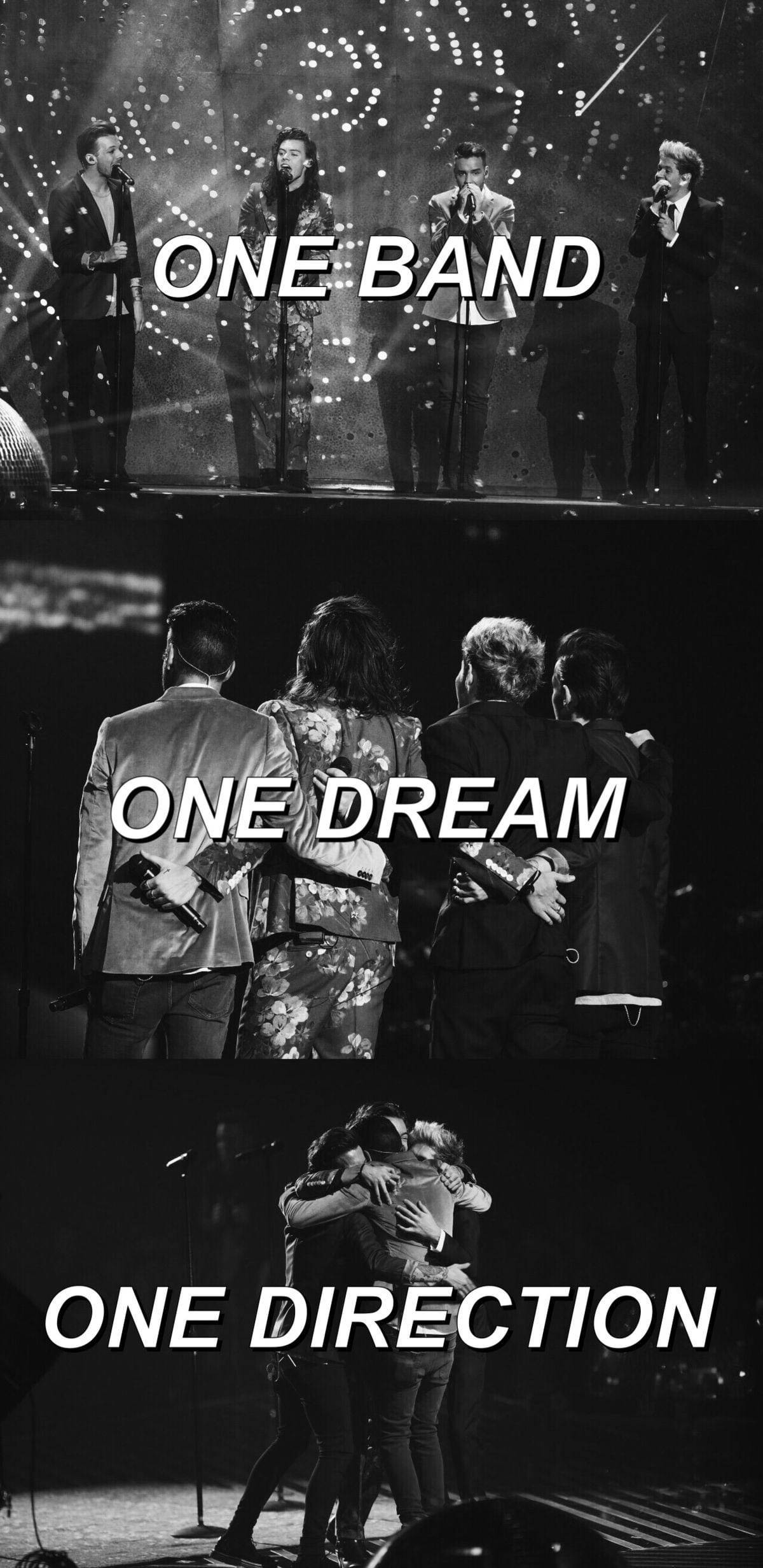 One Direction Black And White Wallpapers