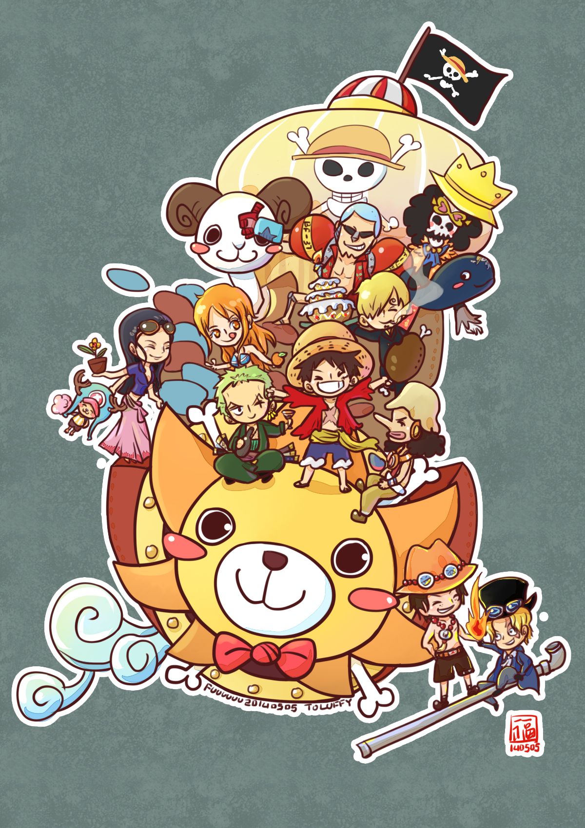 One Piece Chibi Wallpapers