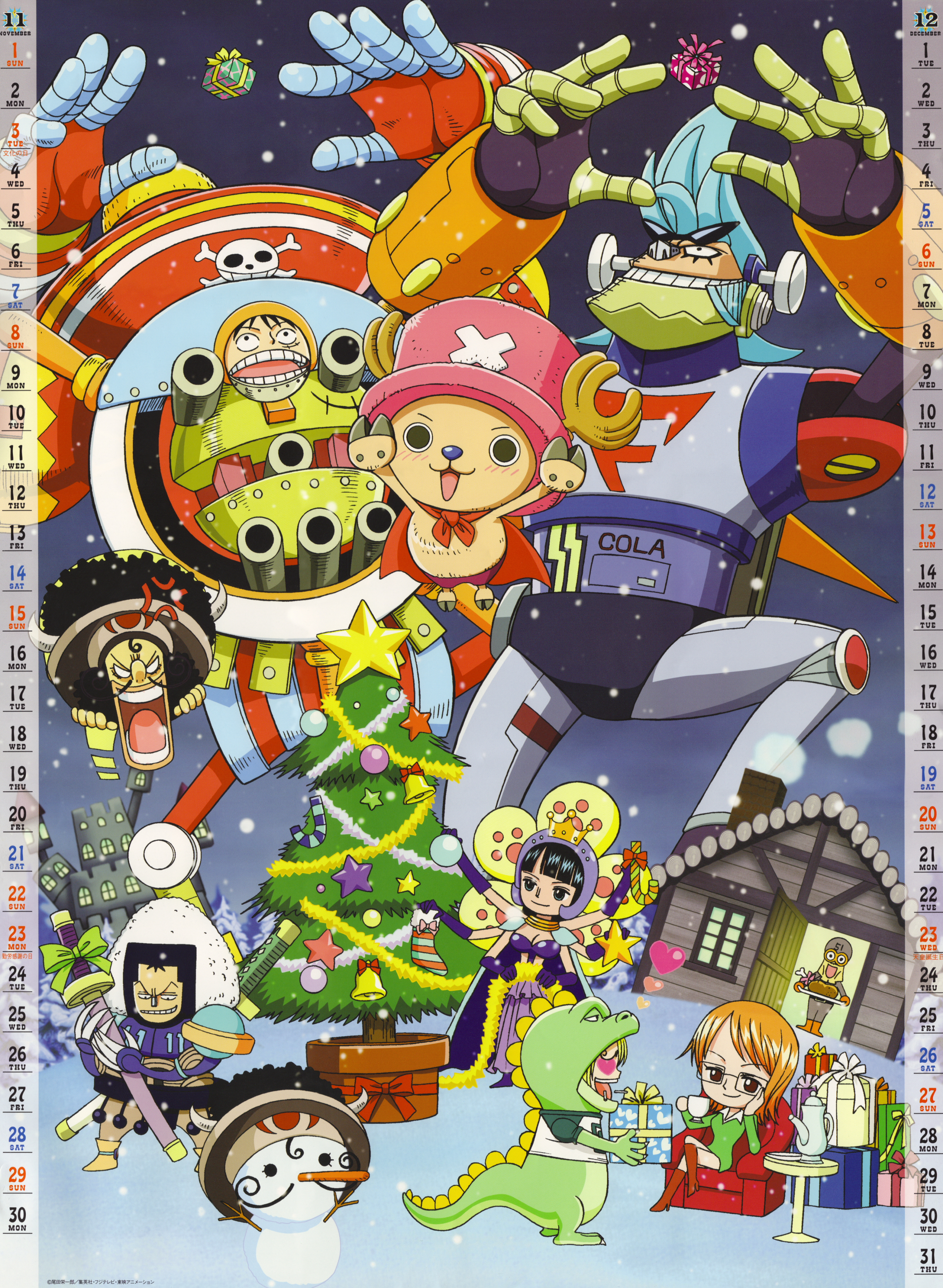 One Piece Christmas Wallpapers