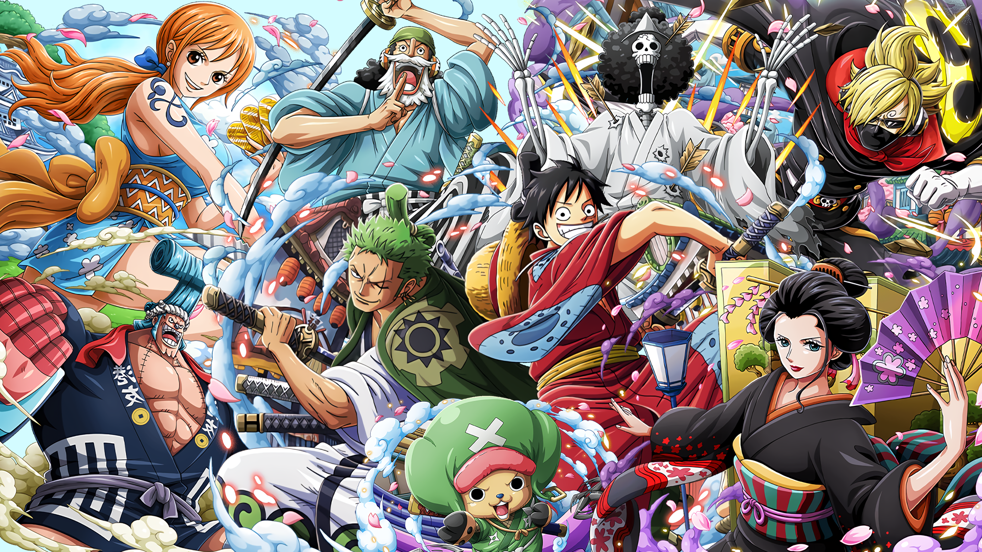 One Piece Wano Wallpapers