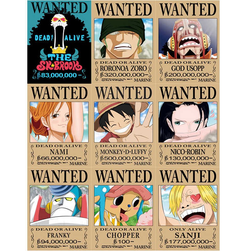 One Piece Wanted Poster Wallpapers