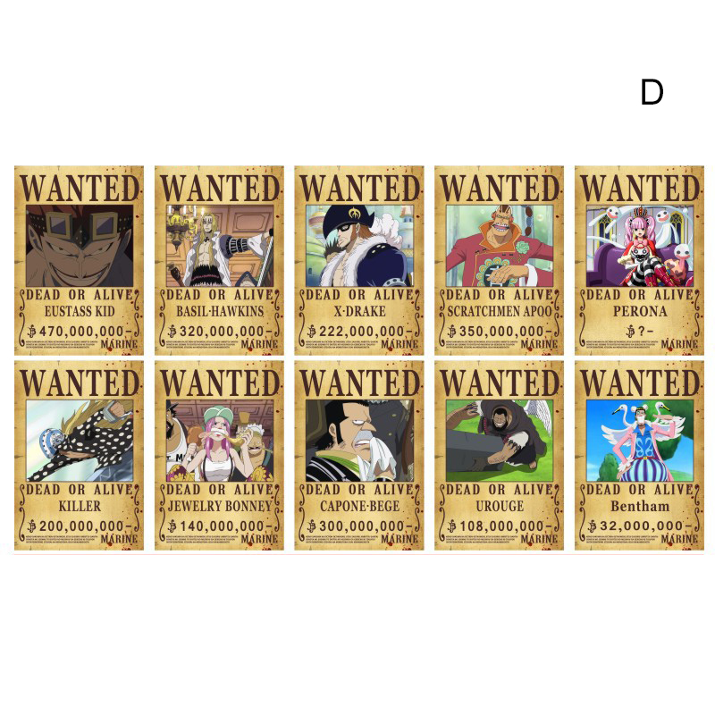 One Piece Wanted Poster Wallpapers