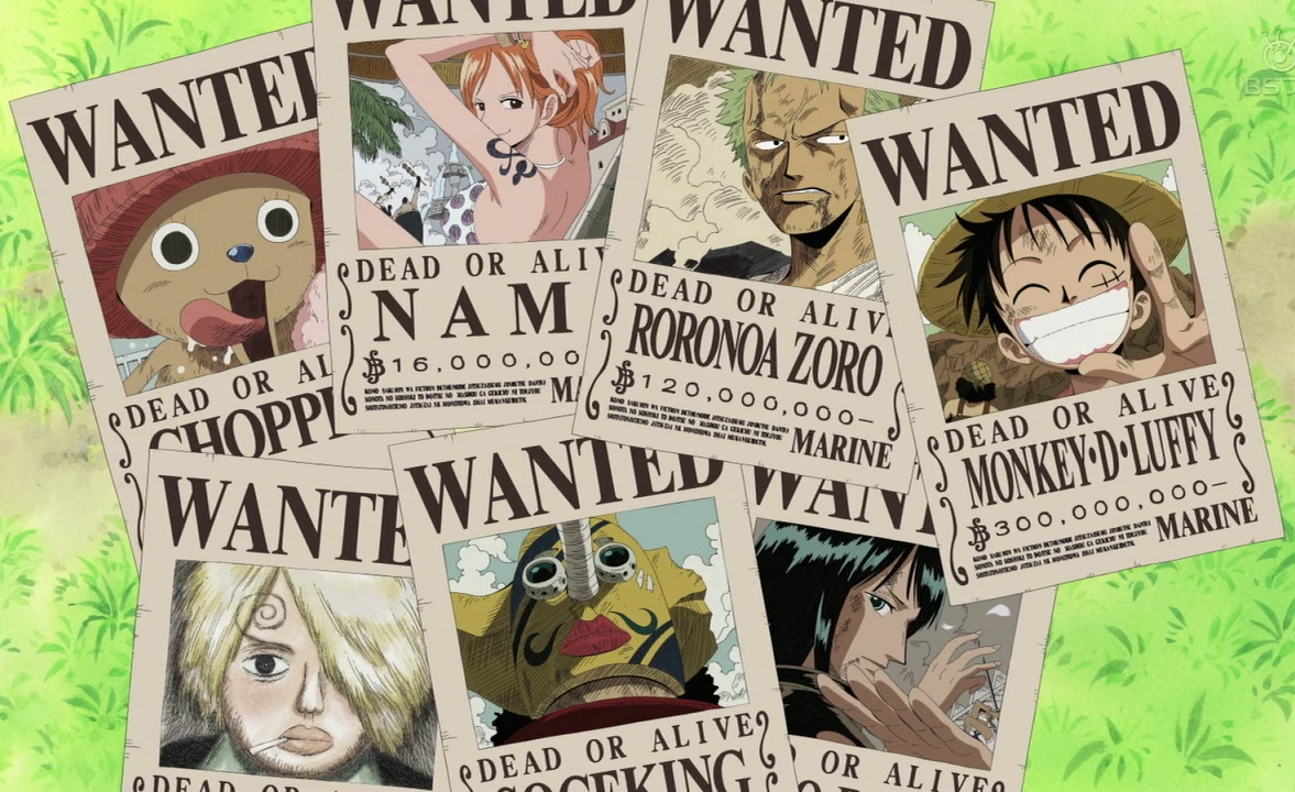 One Piece Wanted Poster Wallpapers