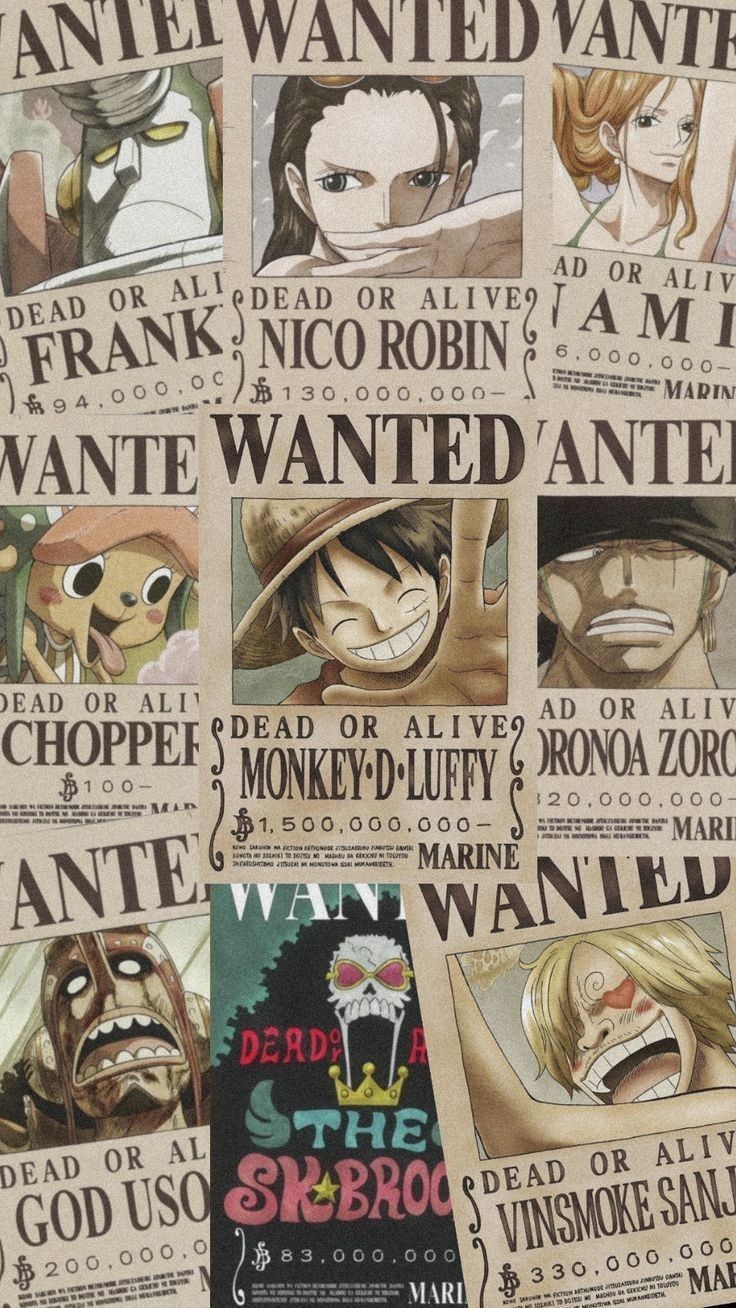 One Piece Wanted Wallpapers