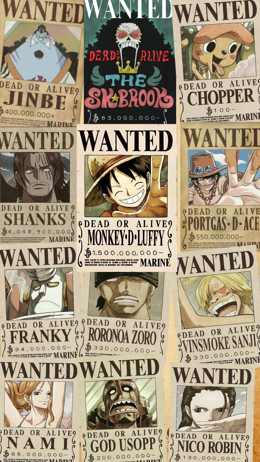 One Piece Wanted Wallpapers