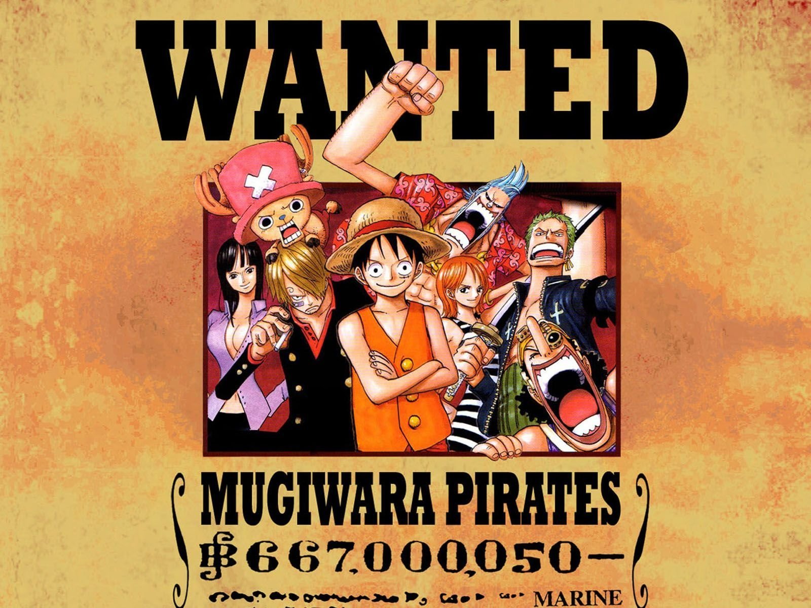 One Piece Wanted Wallpapers