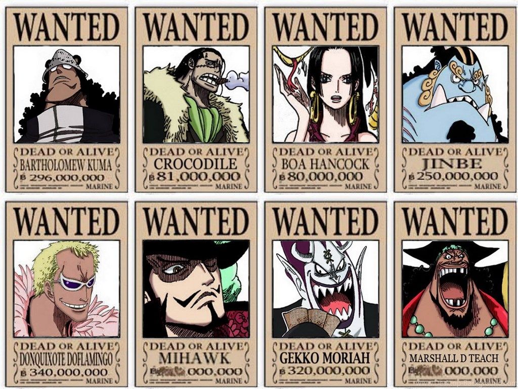 One Piece Wanted Wallpapers