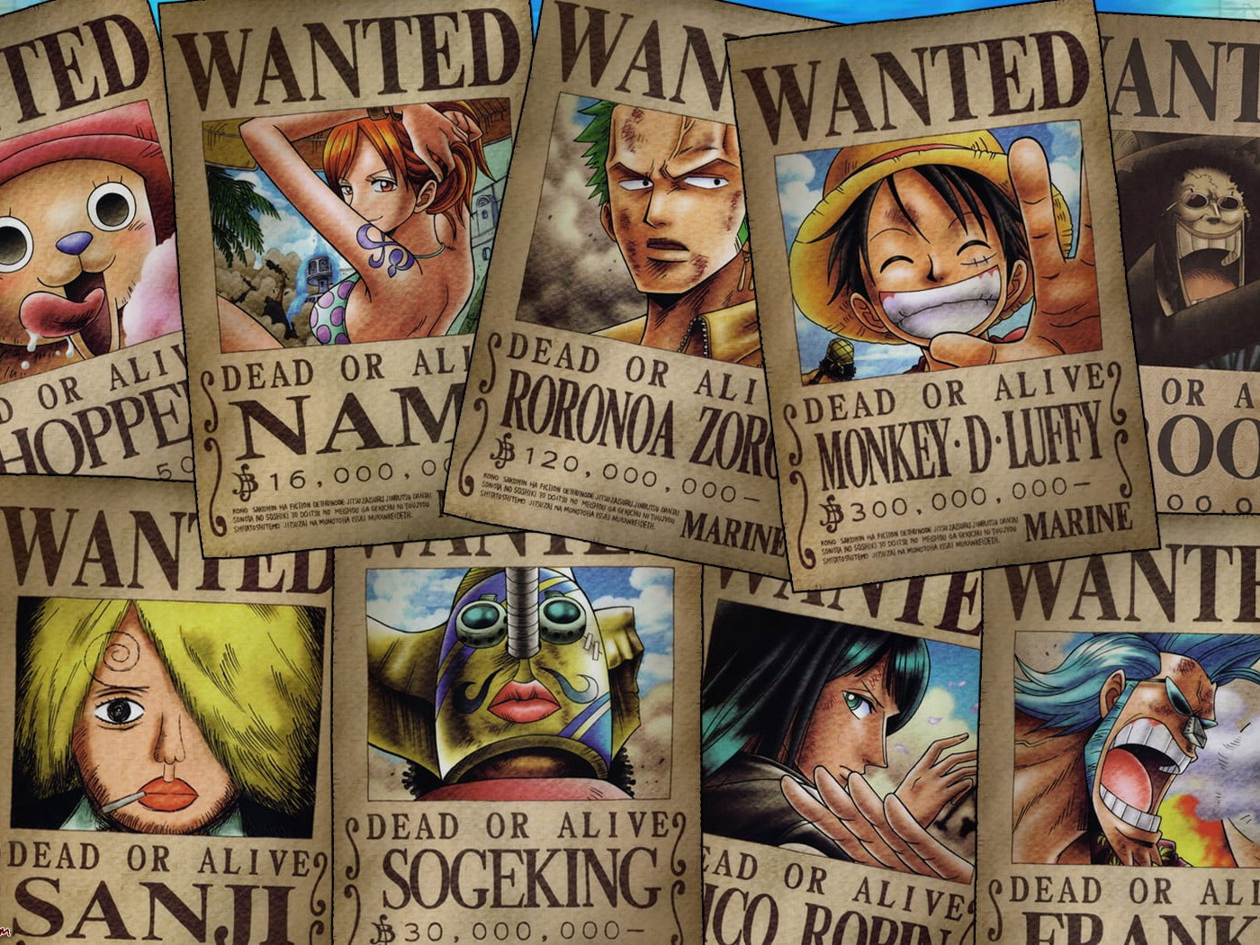 One Piece Wanted Wallpapers