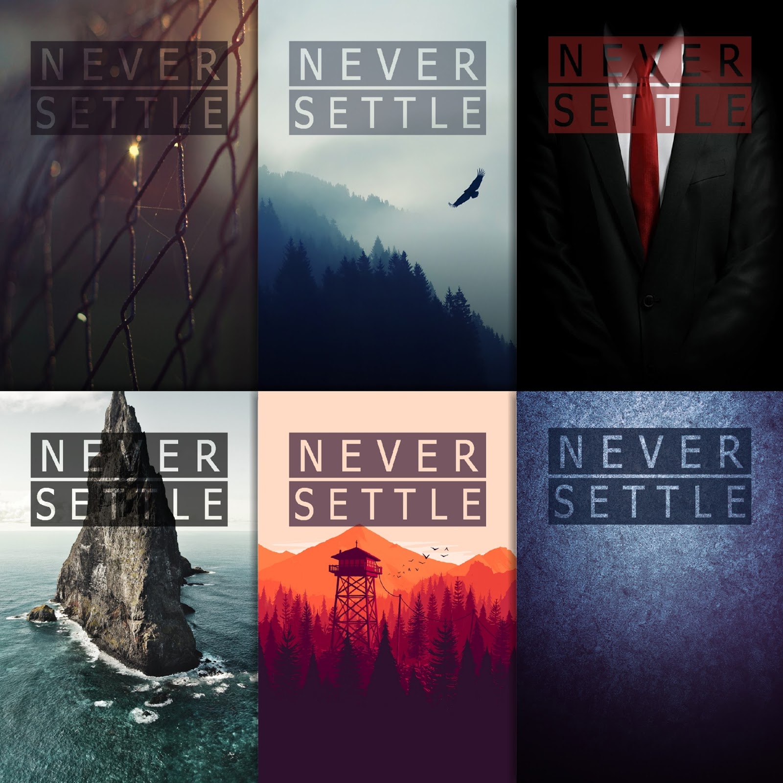 One Plus Never Settle Wallpapers