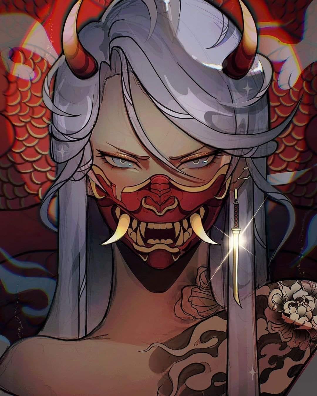 Oni Japanese Art Wallpapers