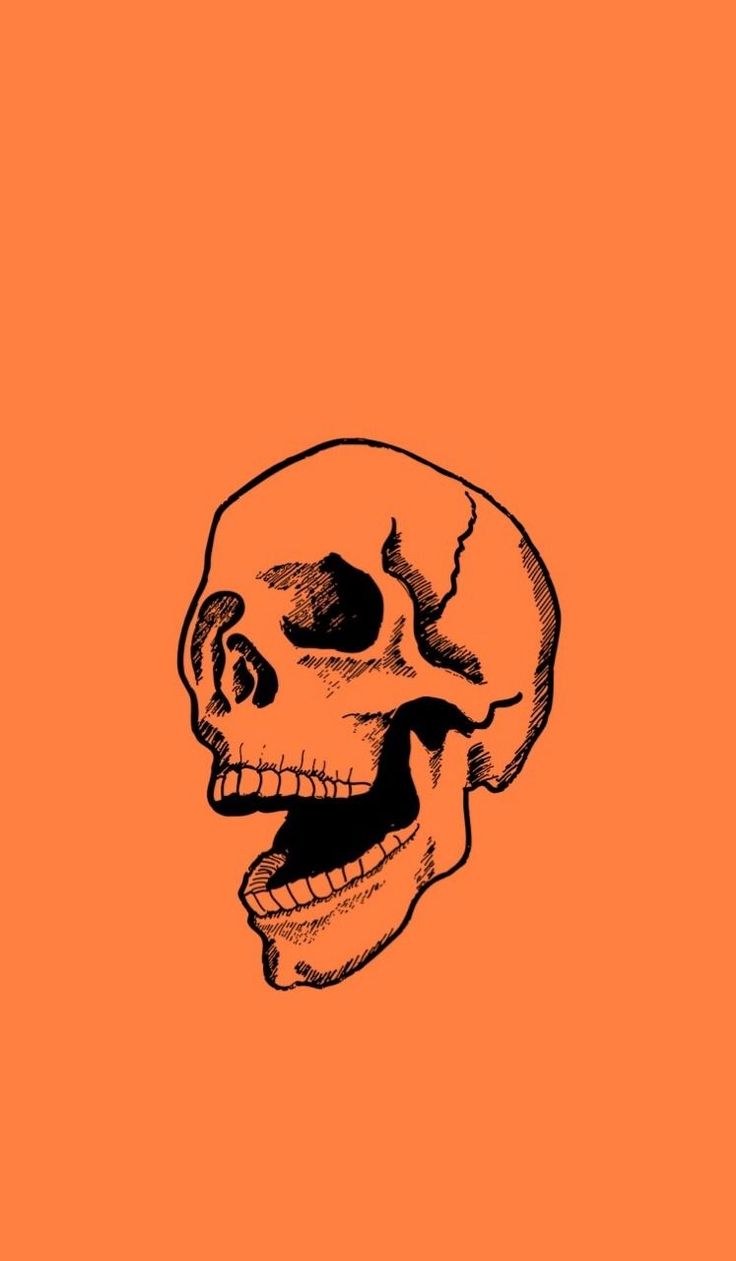 Orange Aesthetic Halloween Wallpapers