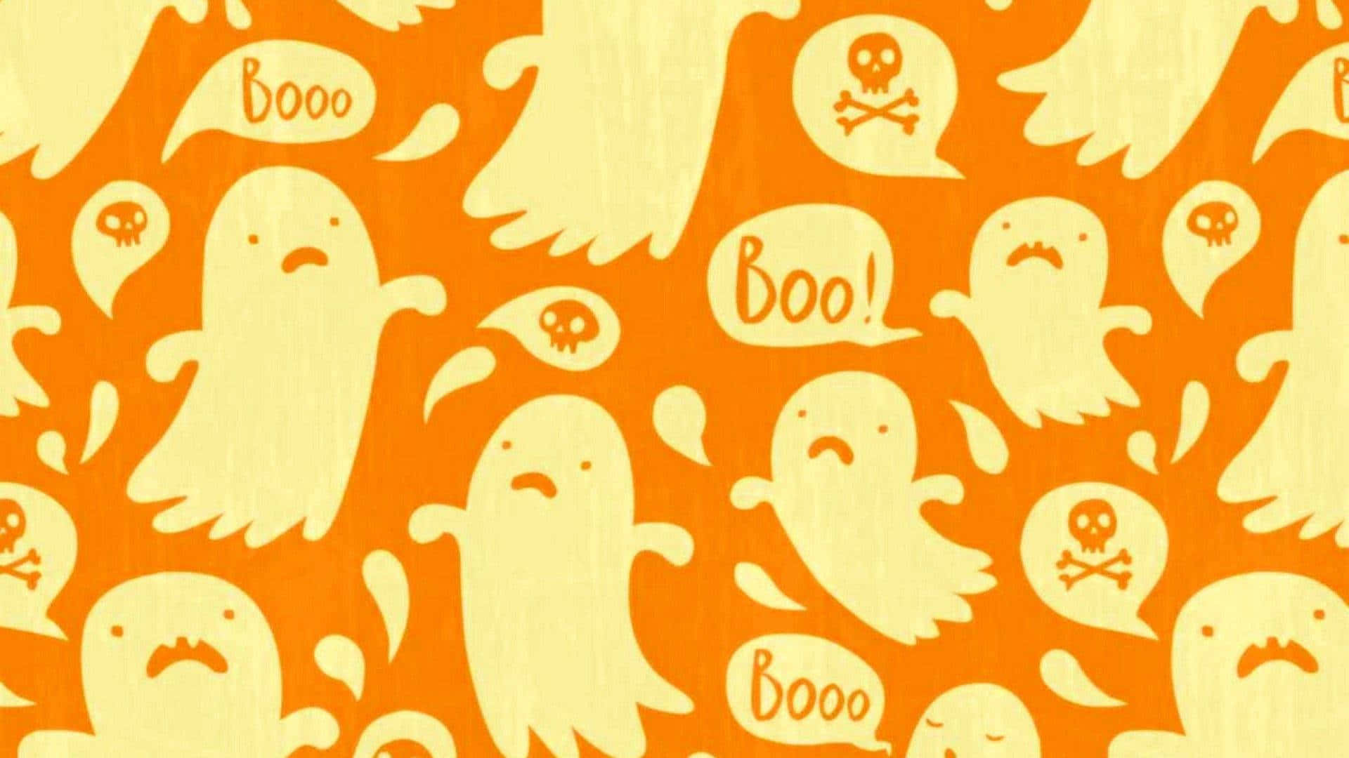 Orange Aesthetic Halloween Wallpapers