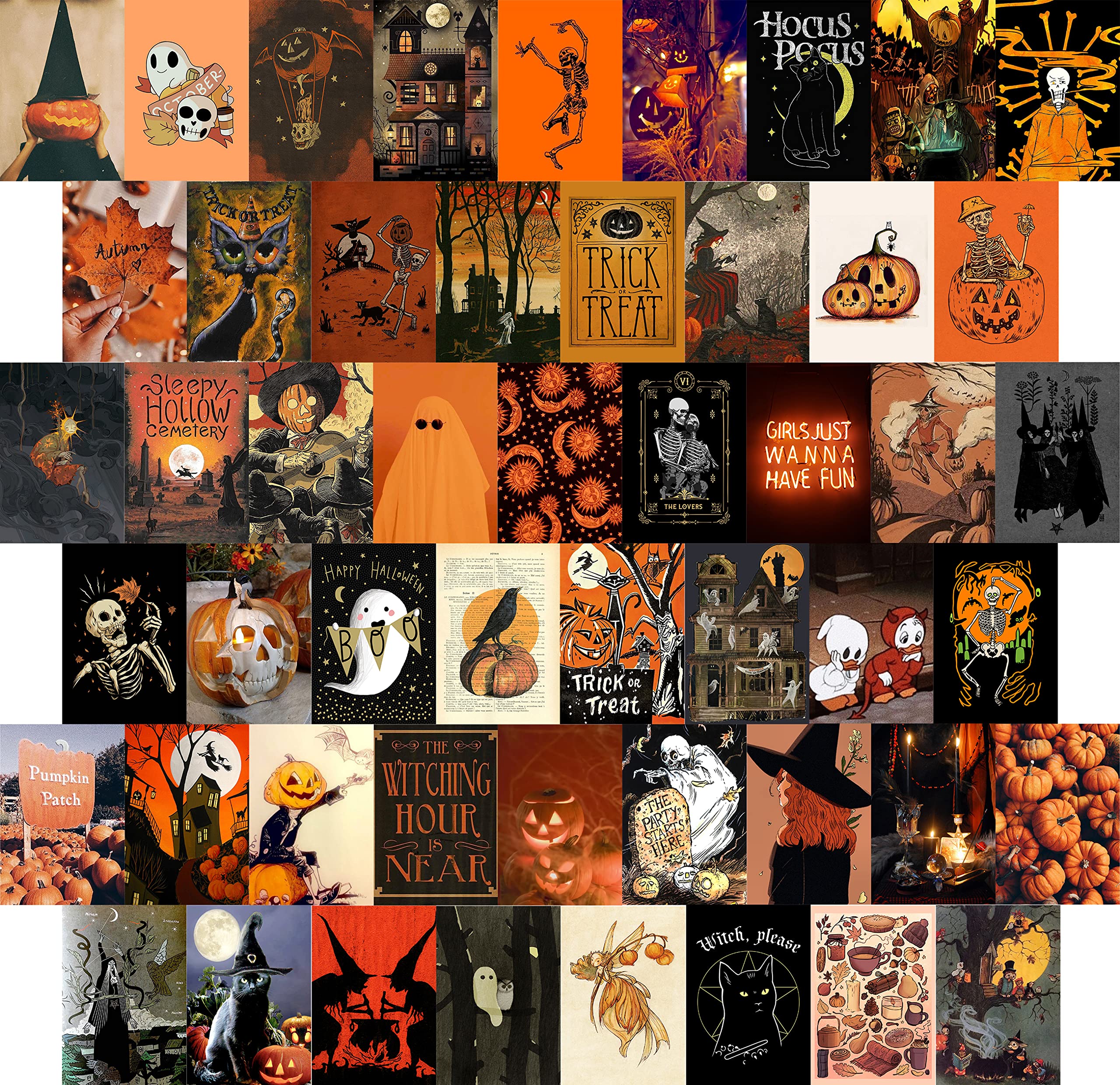 Orange Aesthetic Halloween Wallpapers