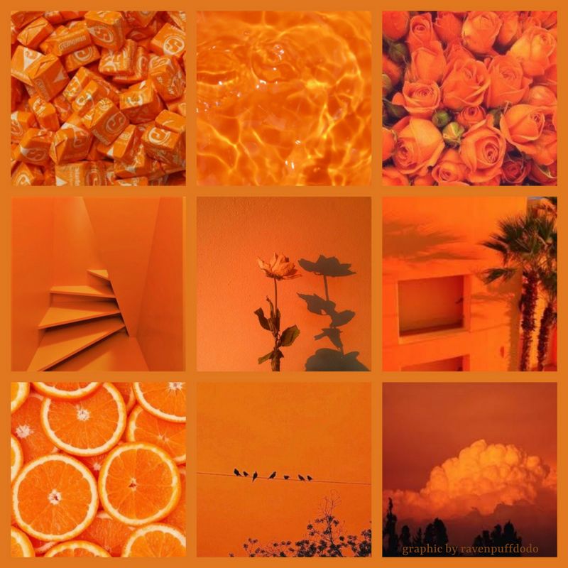 Orange Aesthetic Phone Wallpapers