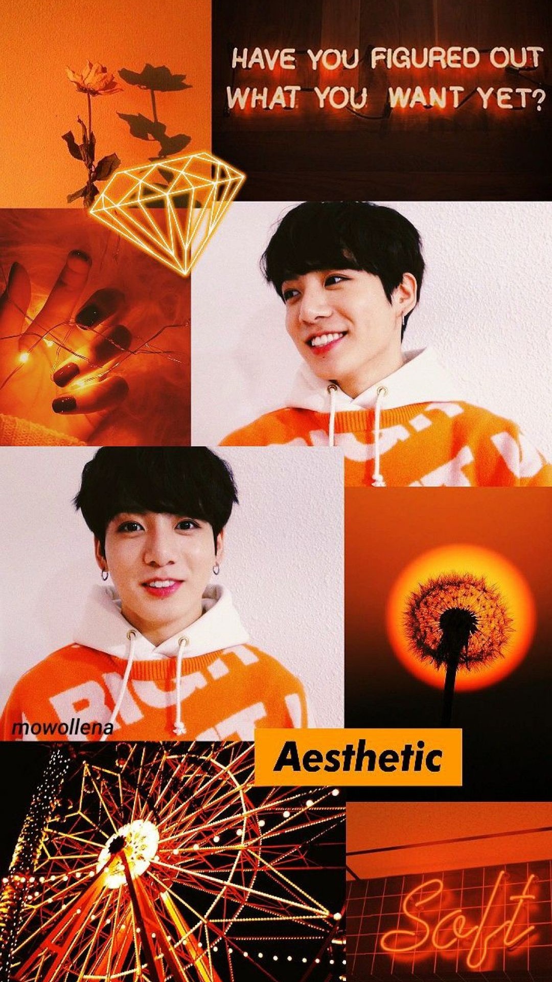 Orange Aesthetic Phone Wallpapers