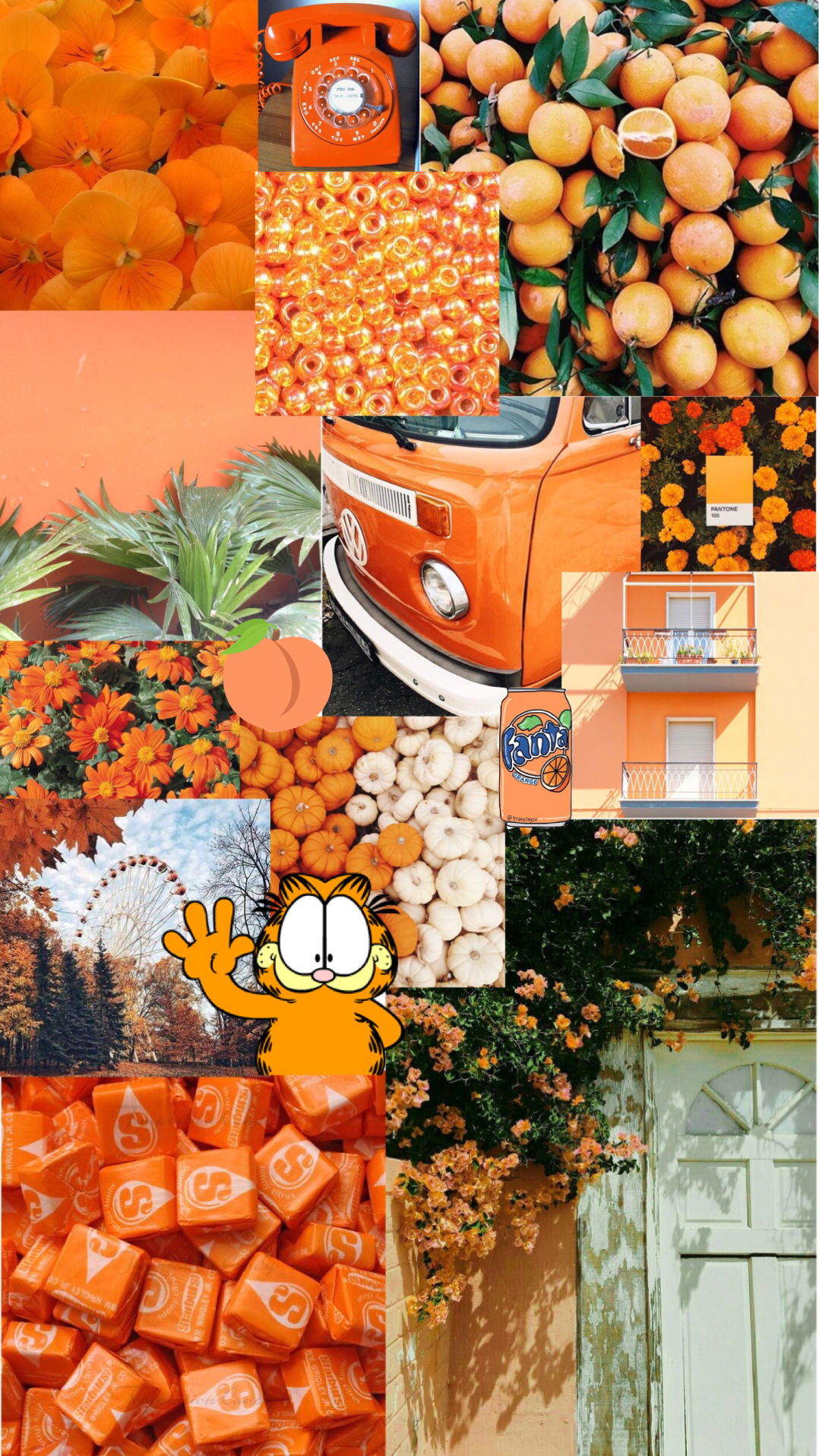 Orange Aesthetic Phone Wallpapers