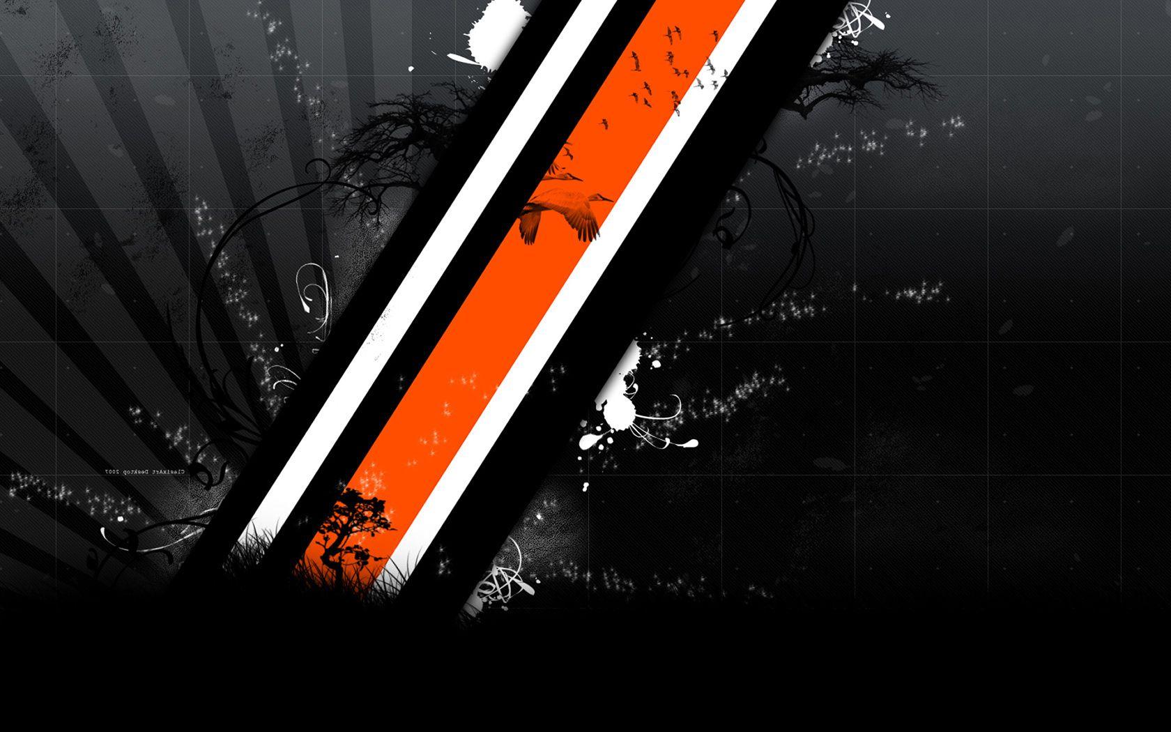 Orange And Black Wallpapers