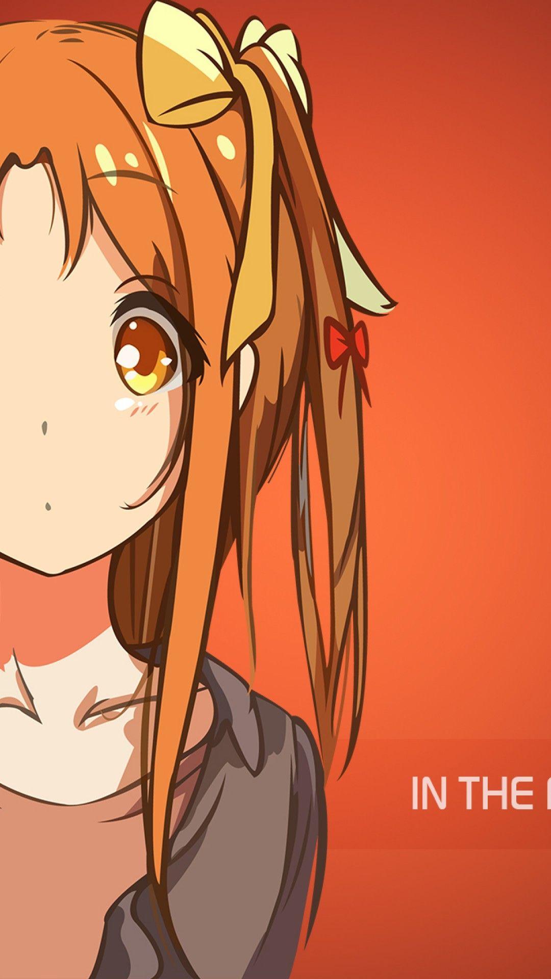 Orange Anime Girl Wallpapers