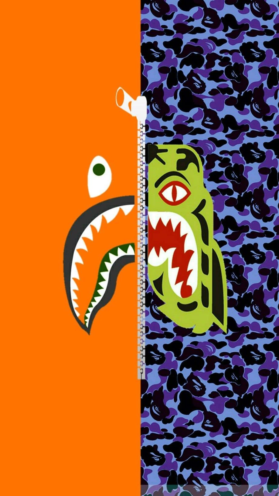 Orange Bape Wallpapers