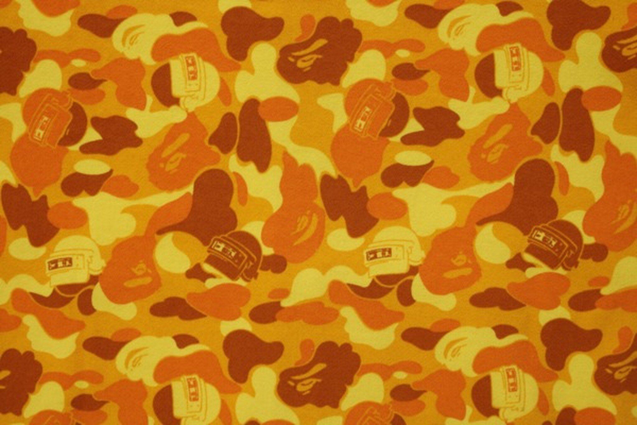 Orange Bape Wallpapers