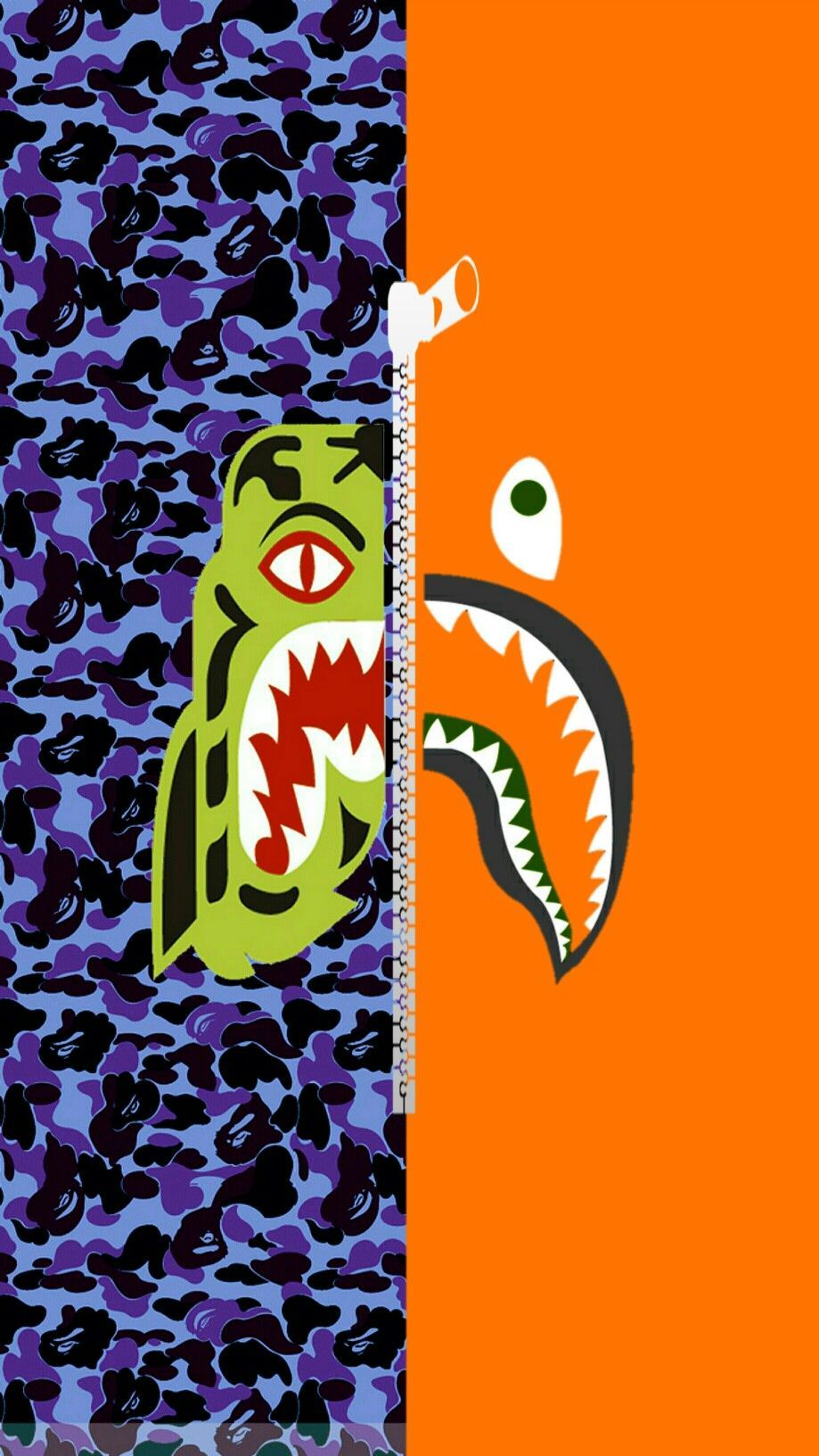 Orange Bape Wallpapers