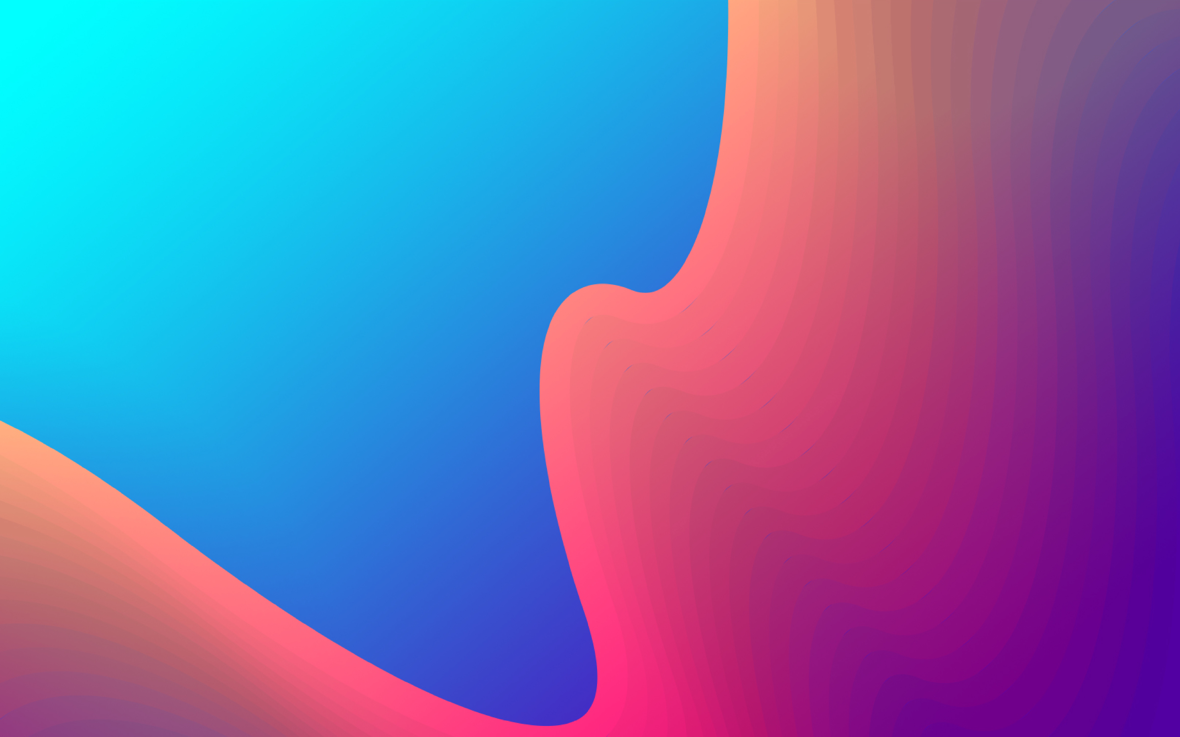 Orange Blue Gradient Mix Wallpapers