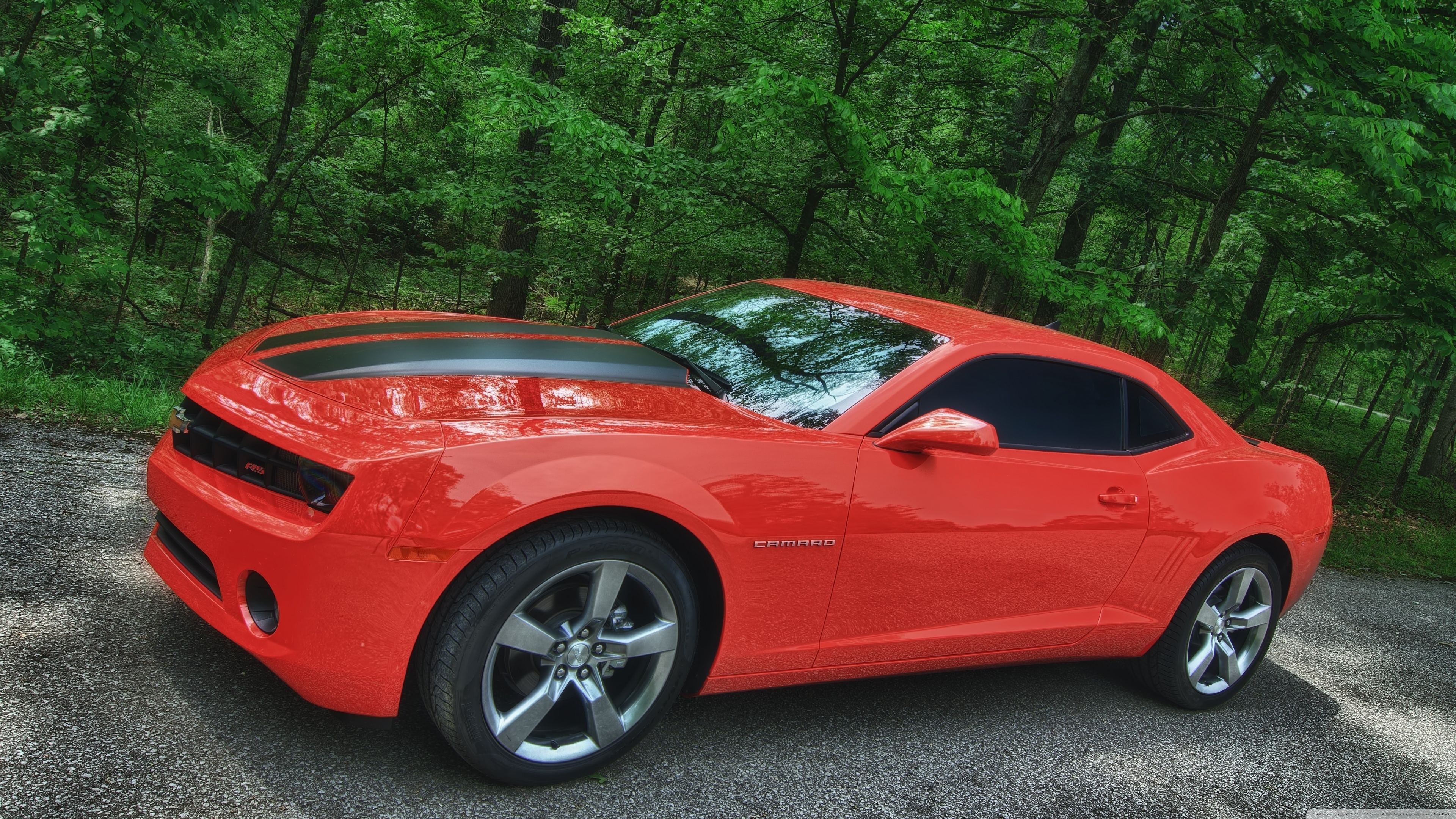 Orange Camaro Wallpapers