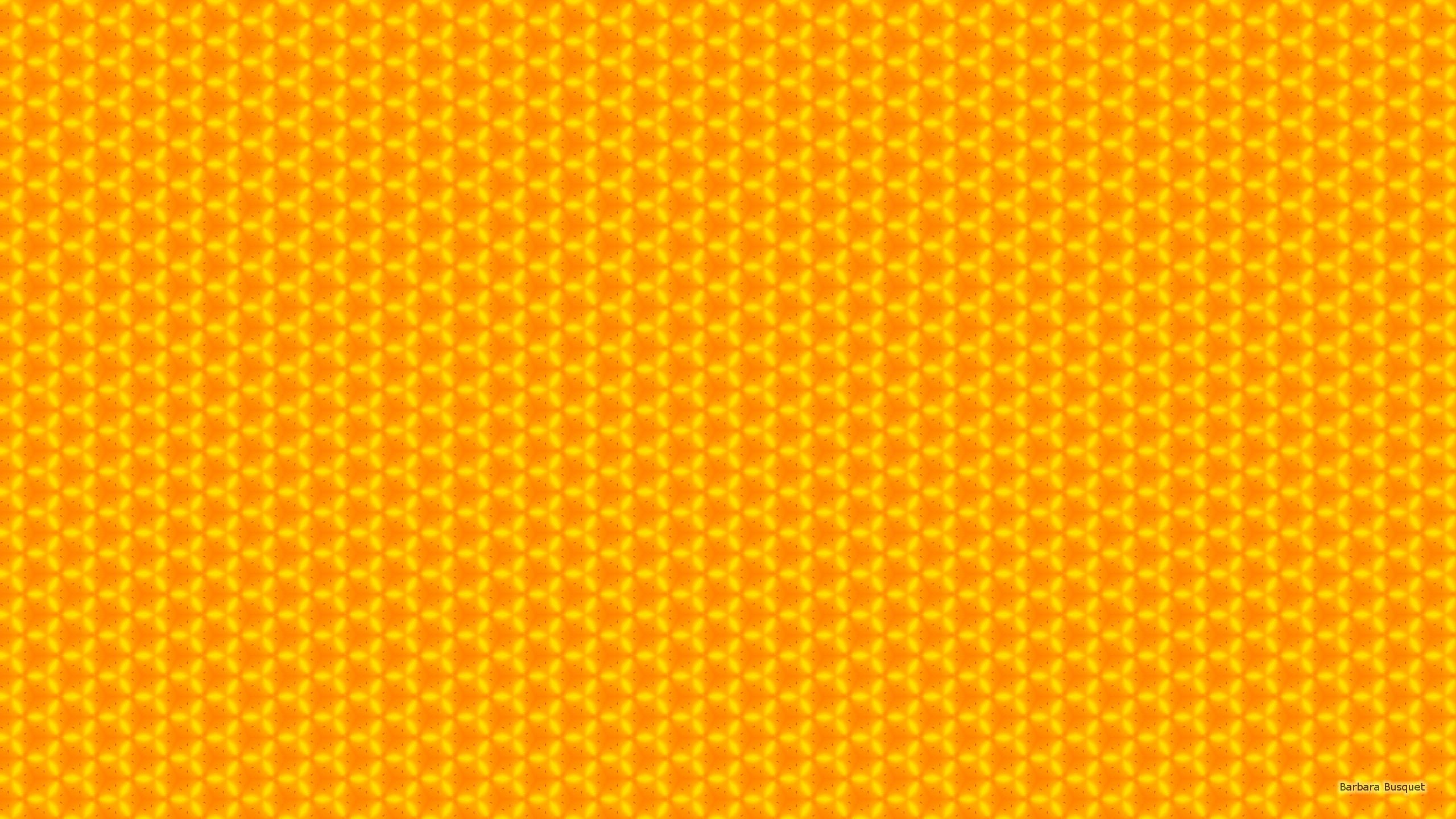 Orange Color Digital Pattern Wallpapers