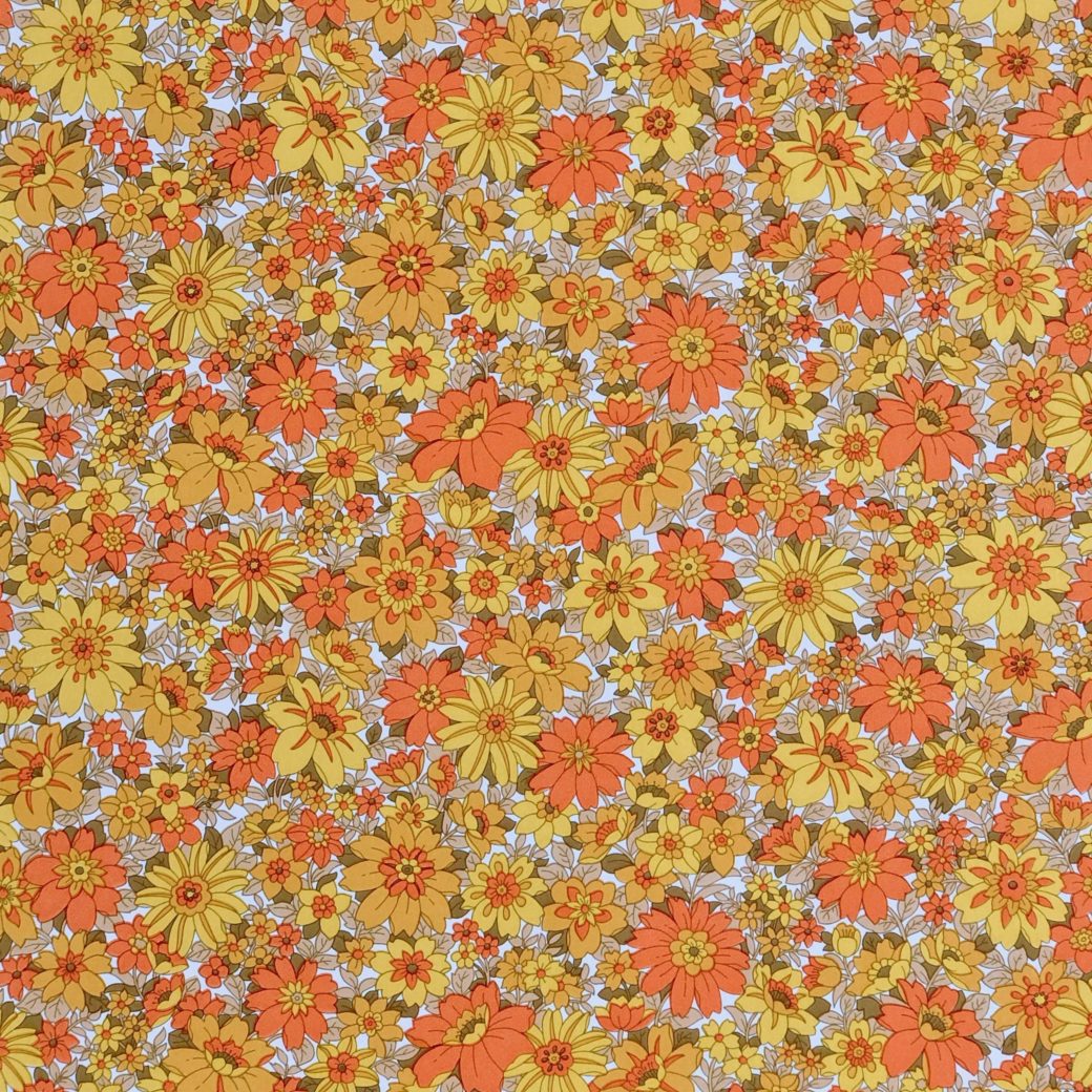 Orange Floral Wallpapers